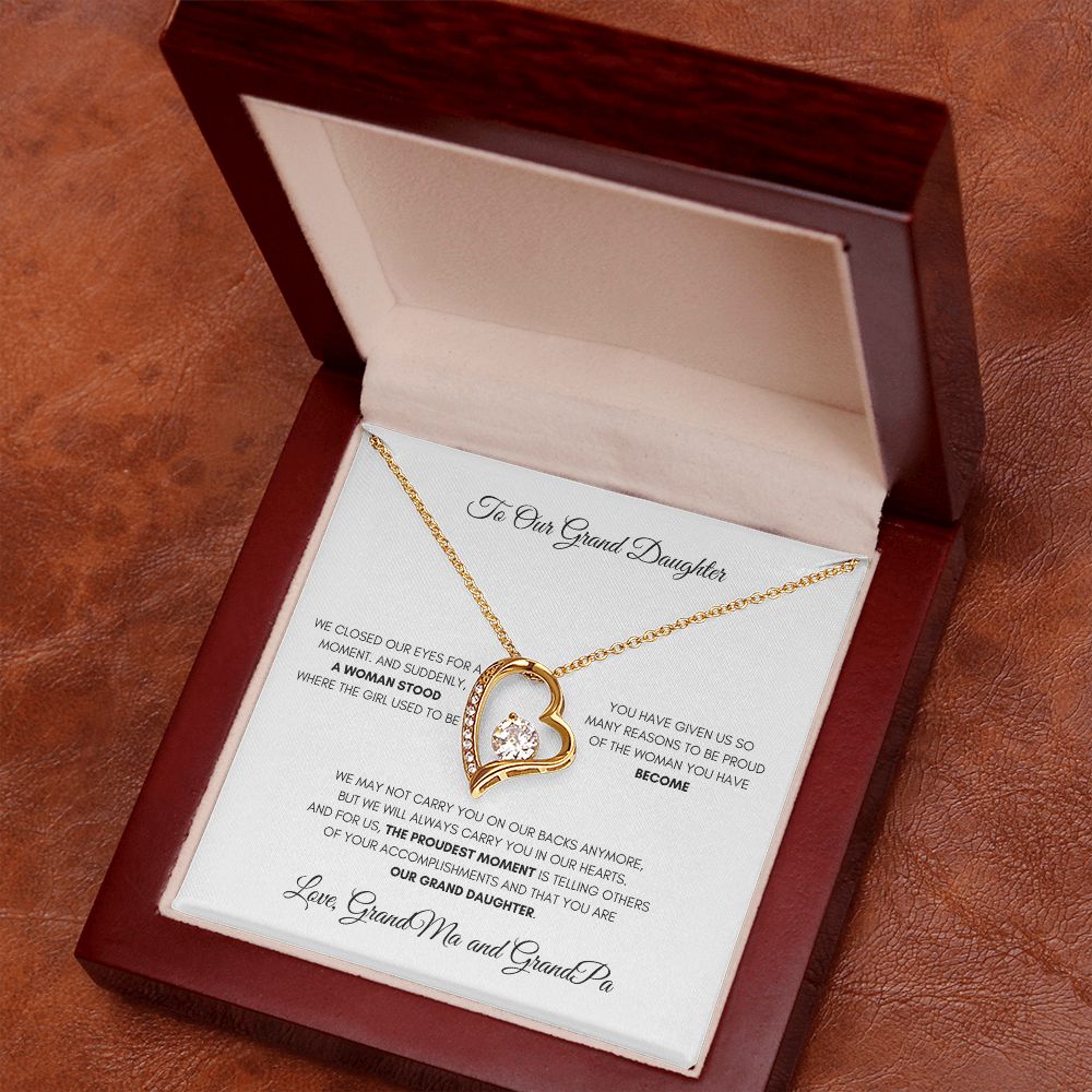 To Our Grand Daughter | Forever Love Necklace