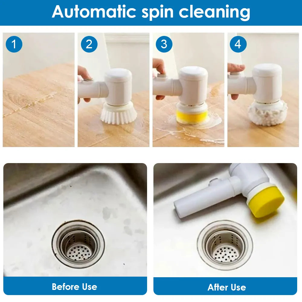 SpinScrubber Pro: Effortless Cleaning Power