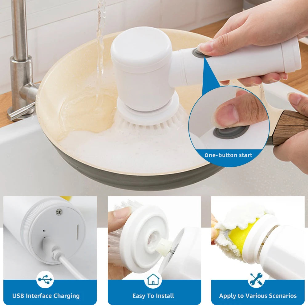 SpinScrubber Pro: Effortless Cleaning Power
