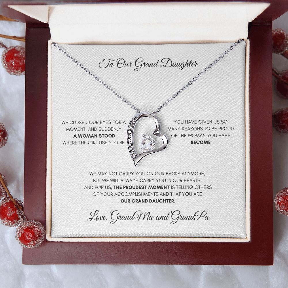 To Our Grand Daughter | Forever Love Necklace