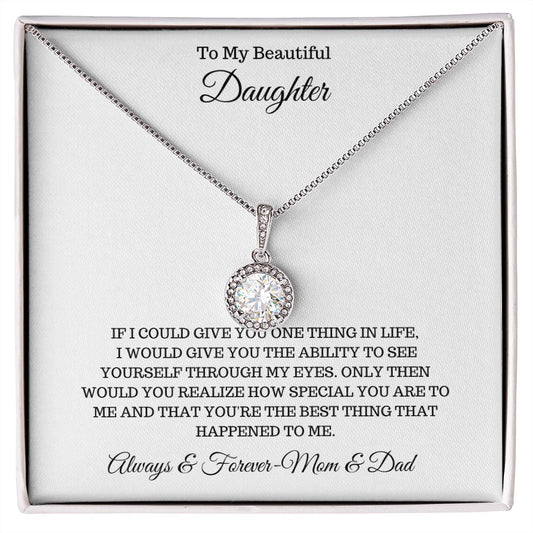 To My Beautiful Daughter | Eternal Hope Necklace