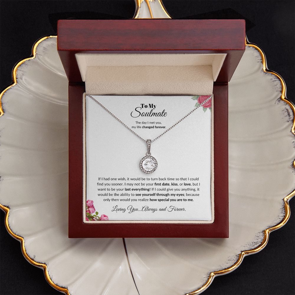 To My Soulmate |Eternal Heart Necklace