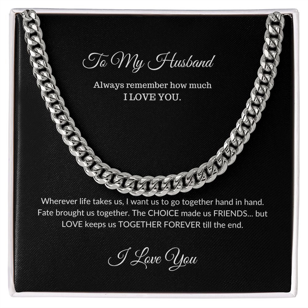 To My Husband | Cuban Link Chain