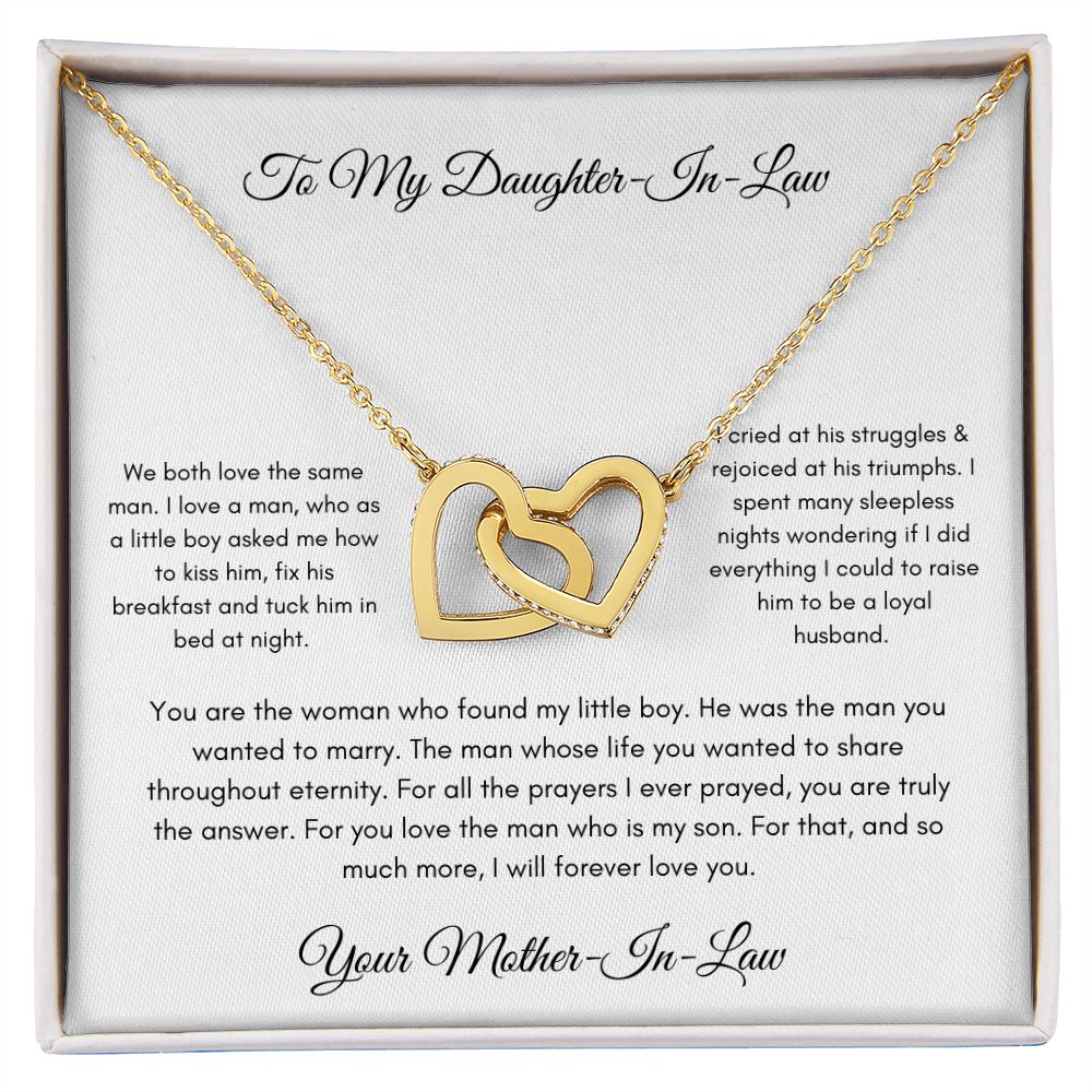 Daughter-In-Law | Interlocking Hearts Necklace