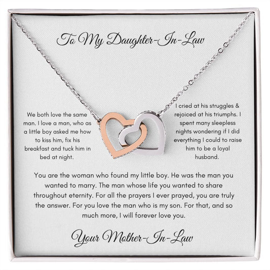 Daughter-In-Law | Interlocking Hearts Necklace