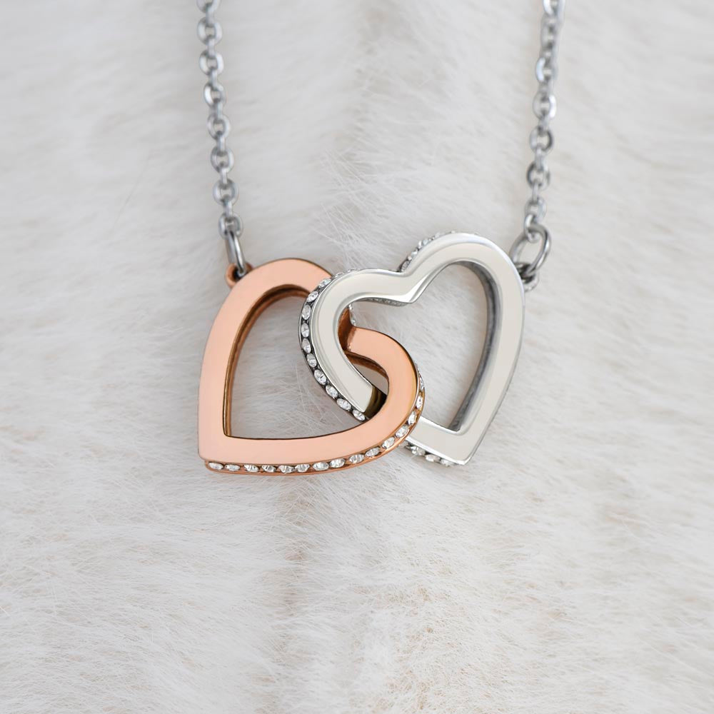 GrandMother & GrandDaughter | Interlocking Hearts Necklace
