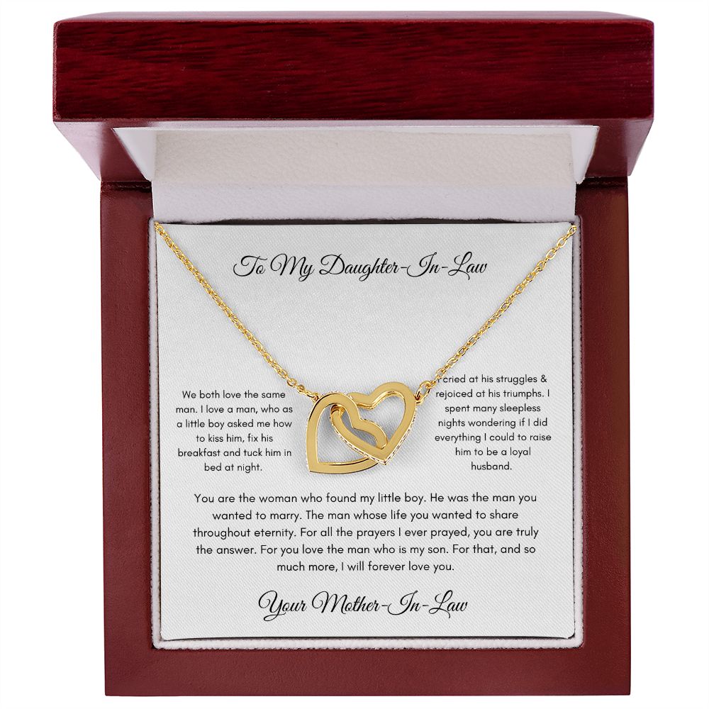 Daughter-In-Law | Interlocking Hearts Necklace