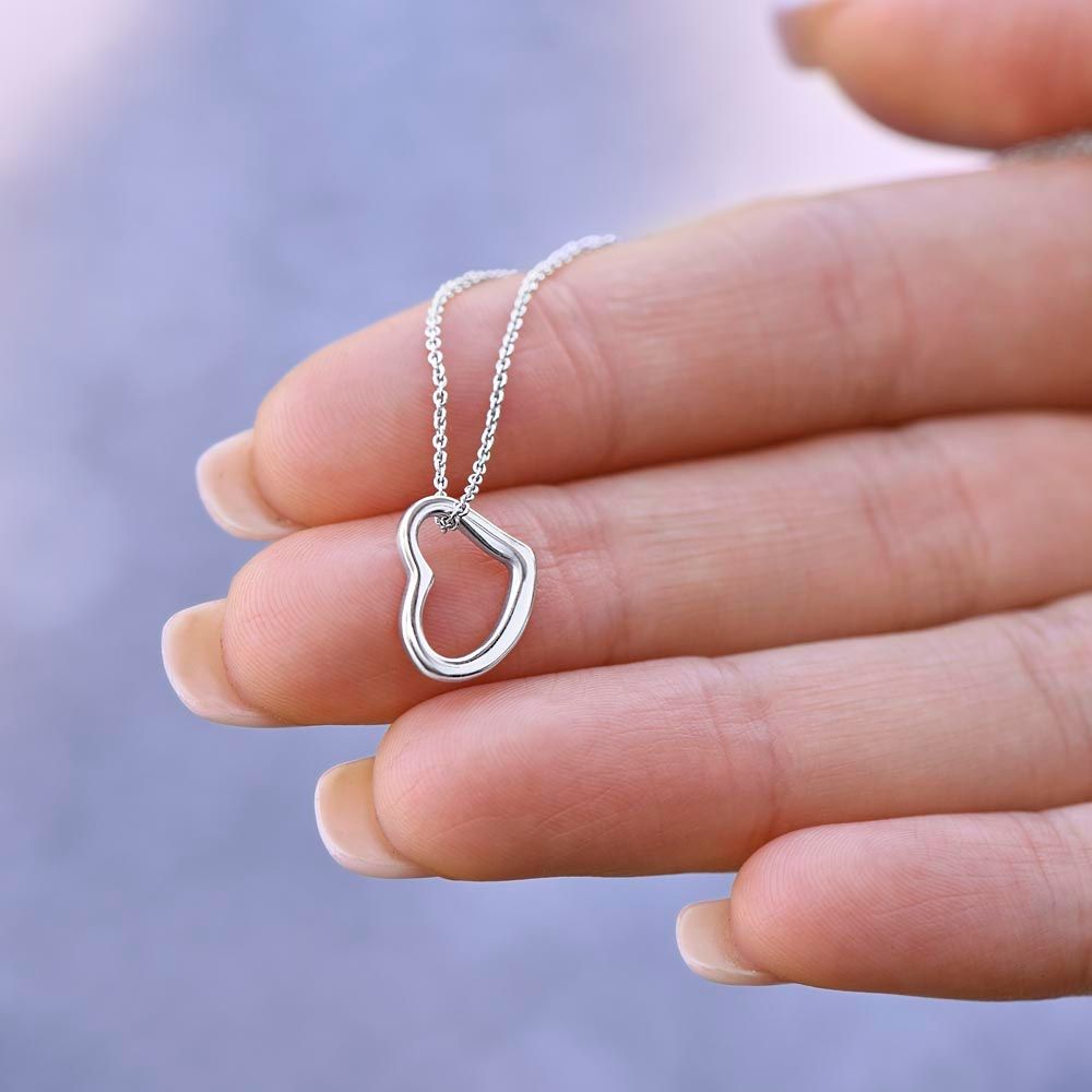 To My Amazing Daughter | Delicate Heart Necklace