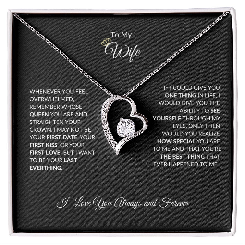 Forever Love Necklace for My Wife