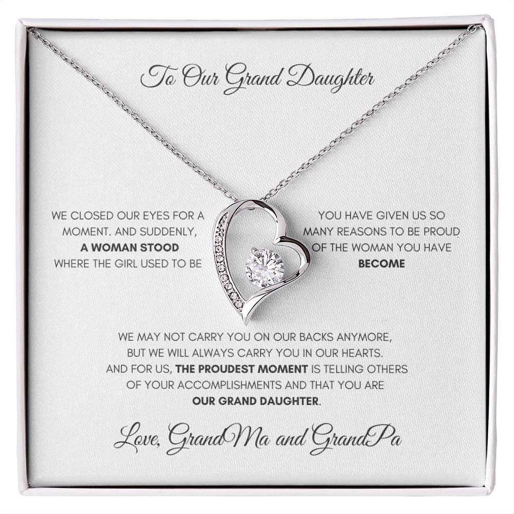 To Our Grand Daughter | Forever Love Necklace