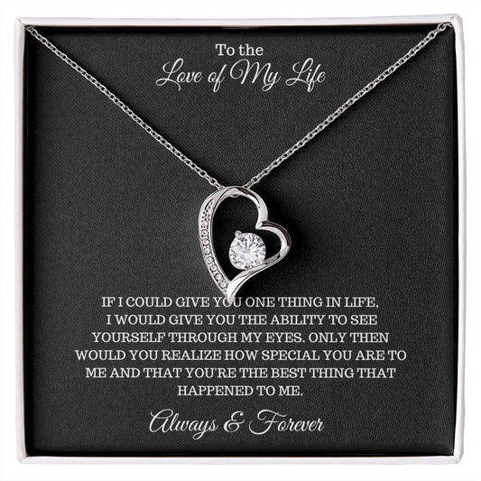 To the Love of My Life | Forever Love Necklace