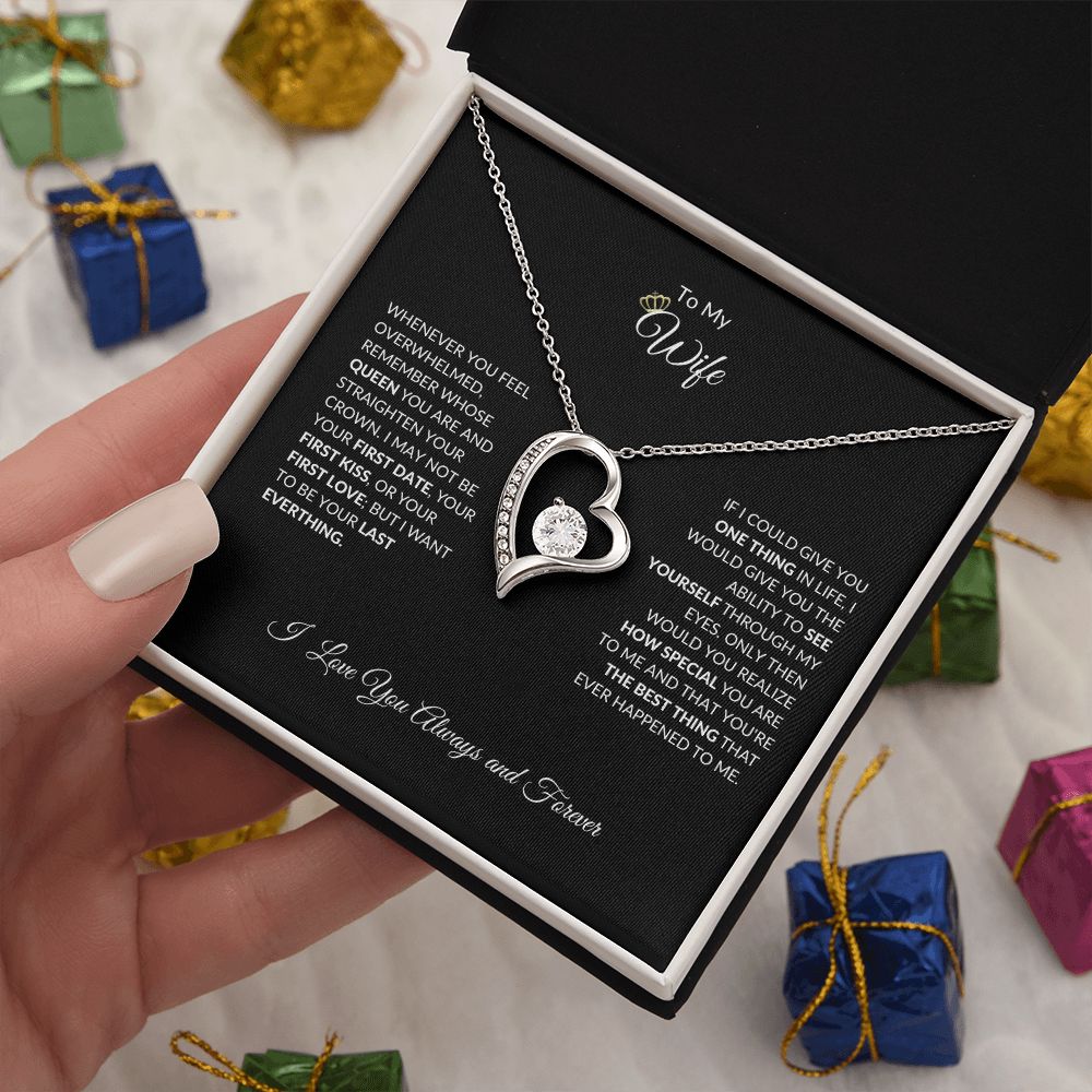 Forever Love Necklace for My Wife