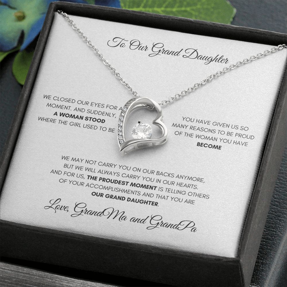 To Our Grand Daughter | Forever Love Necklace