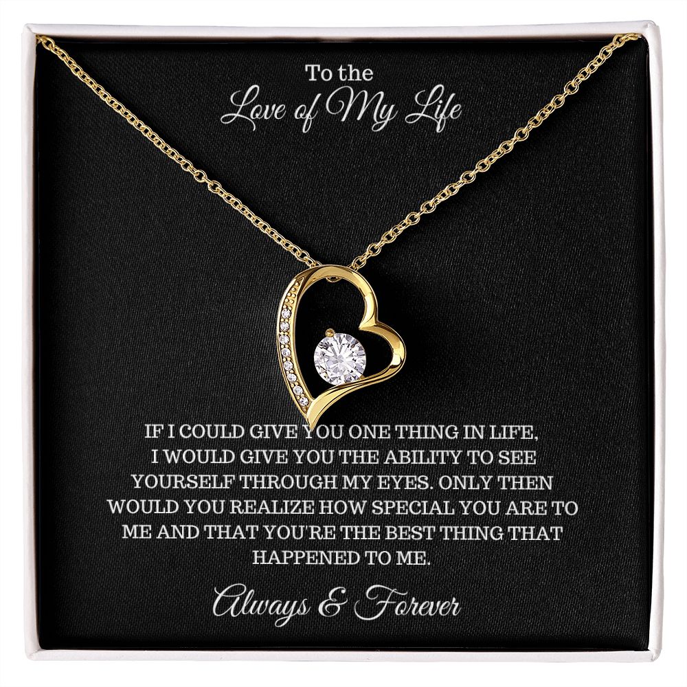 To the Love of My Life | Forever Love Necklace