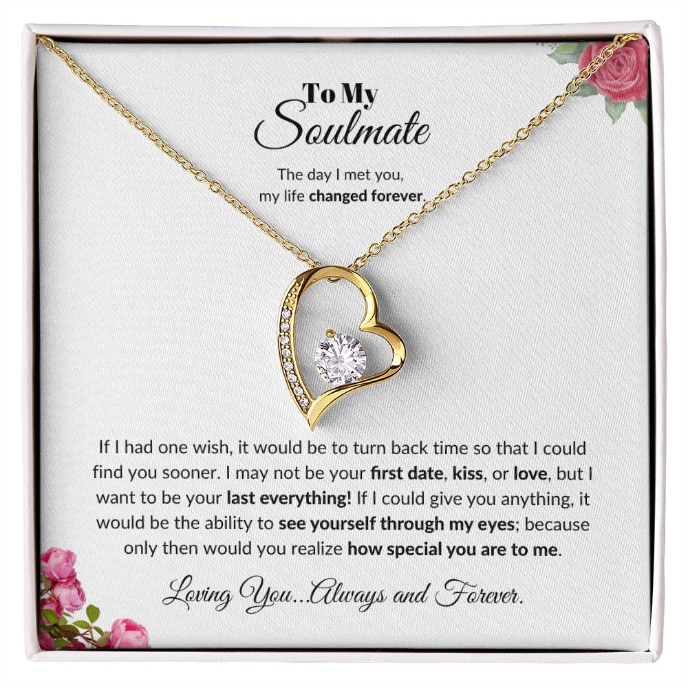 To My Soulmate | Forever Love Necklace