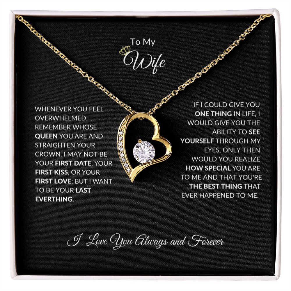 Forever Love Necklace for My Wife