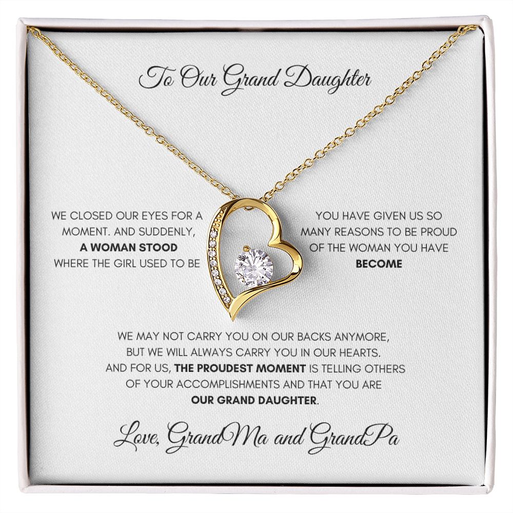 To Our Grand Daughter | Forever Love Necklace