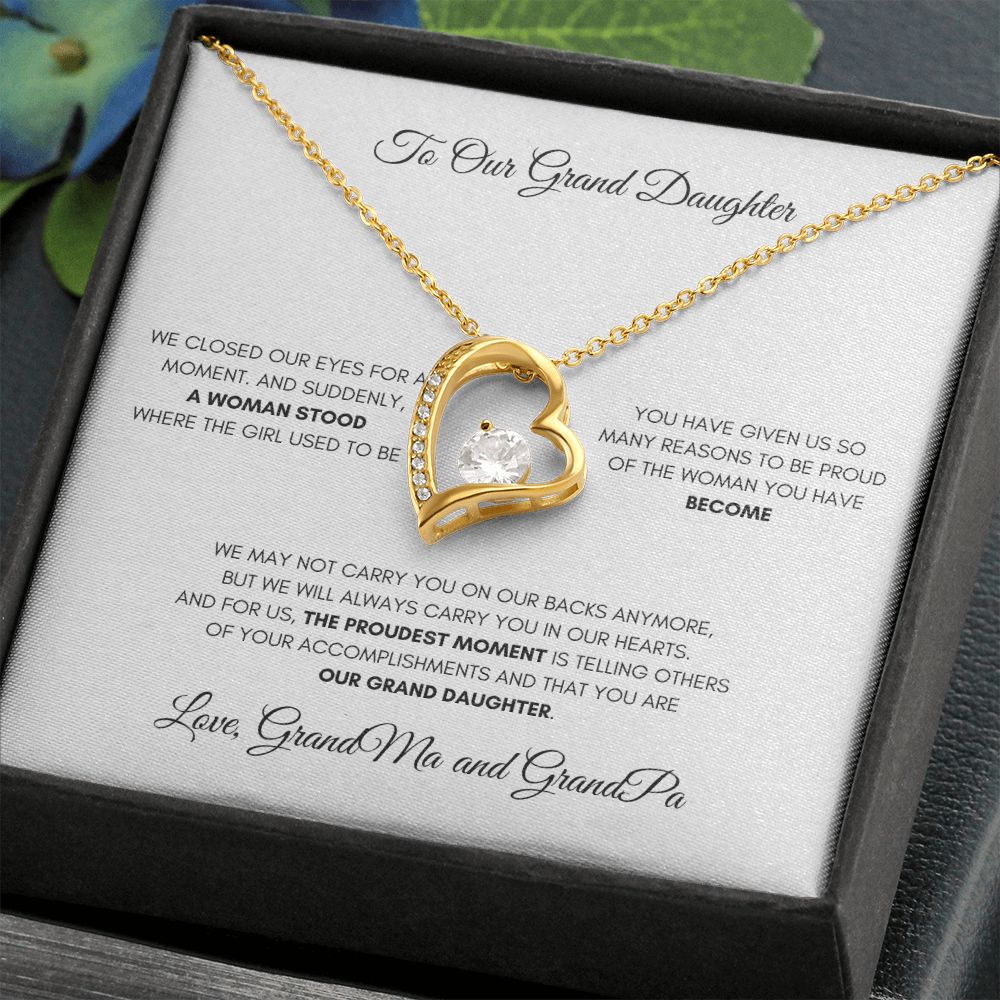 To Our Grand Daughter | Forever Love Necklace